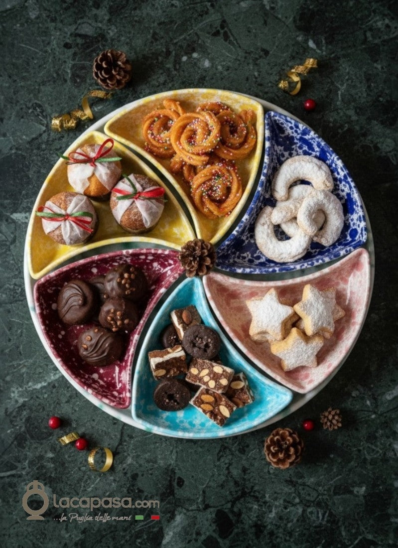 Antipastiera o piatto da portata in ceramica - Lacapasa.com