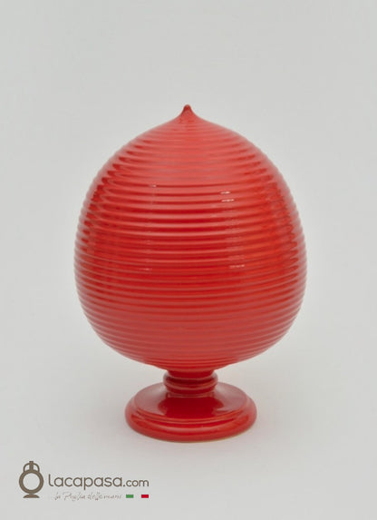 TASSO - Pumo rosso in ceramica