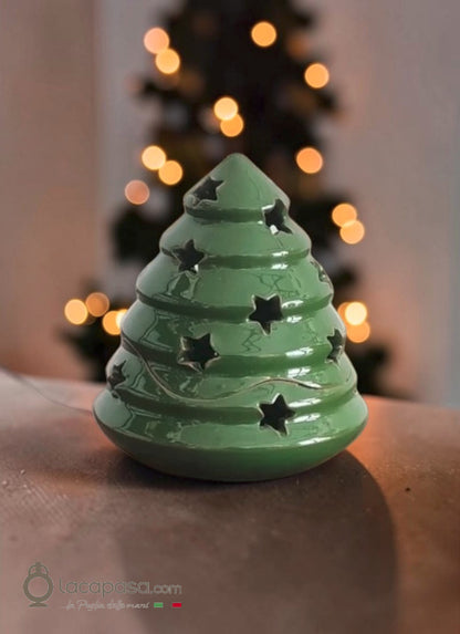 SILBERTANNE - Teelichthalter Weihnachtsbaum