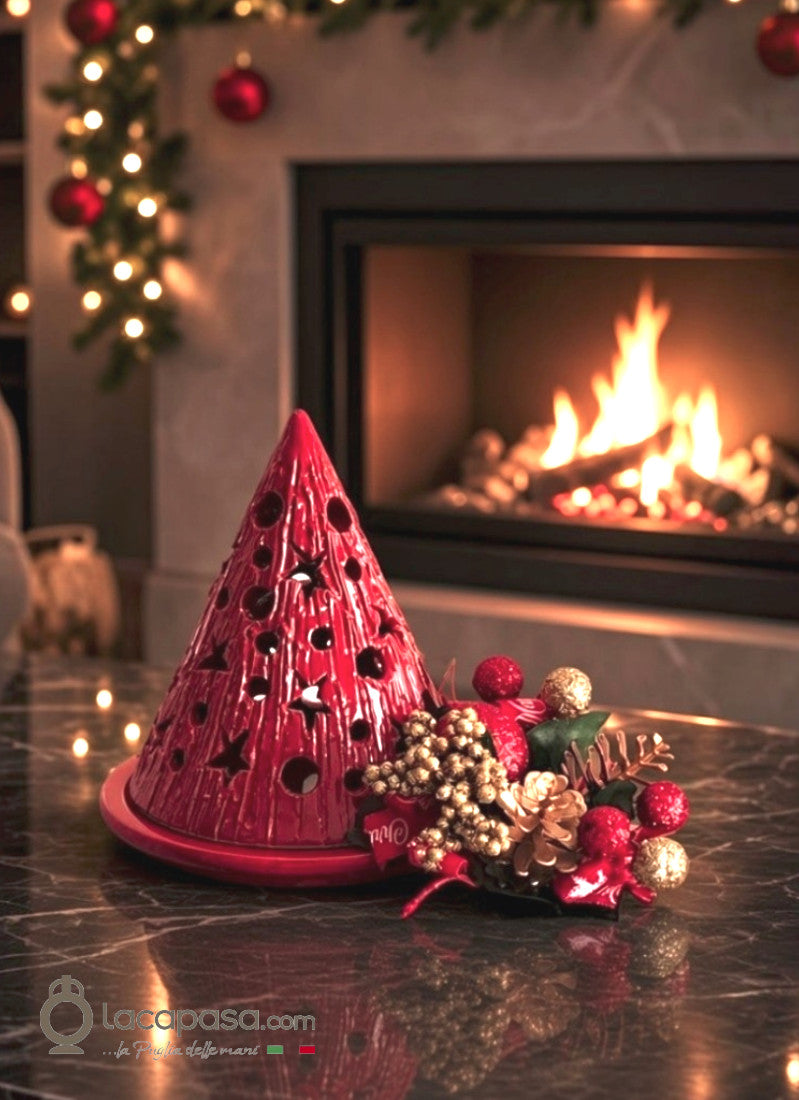 SCHWARZE FICHTE - Teelichthalter Weihnachtsbaum